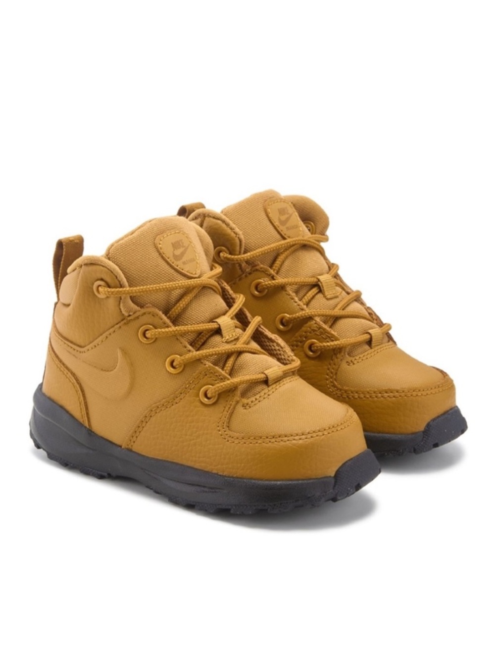 Nike Manoa Toddler Leather Sneaker Hiking Boot Tan Size 8C